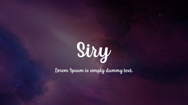 Siry Font Family
