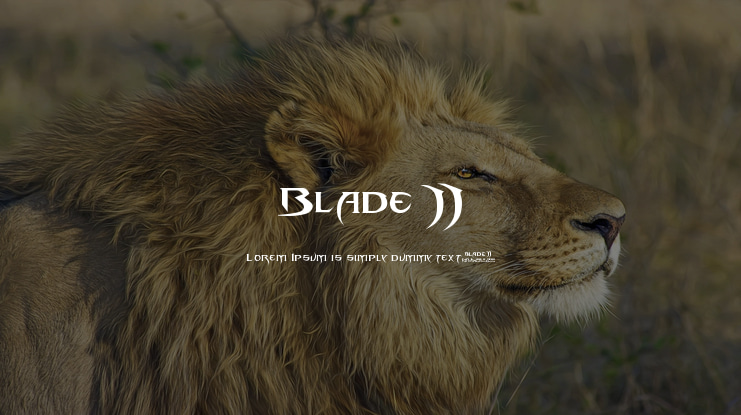 Blade 2 Font