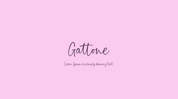 Gattone Font