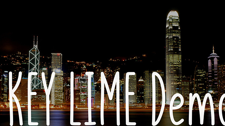 KEY LIME Demo Font