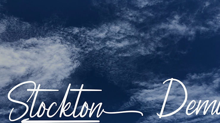 Stockton Demo Font