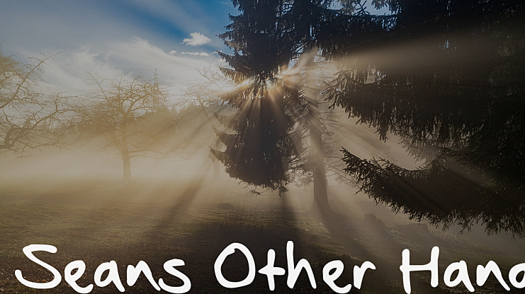 Seans Other Hand Font