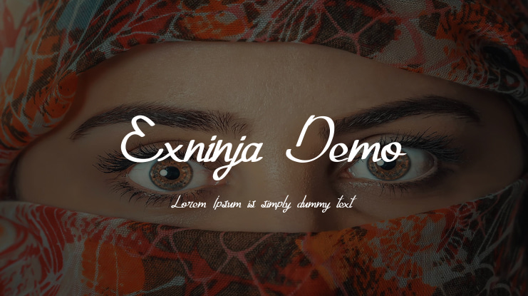 Exninja Demo Font