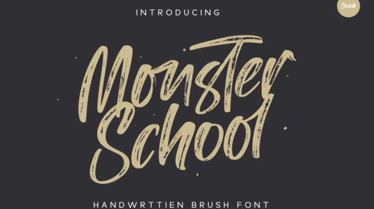 Monster School Font