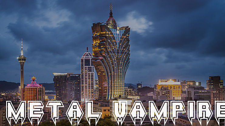 Metal Vampire Font