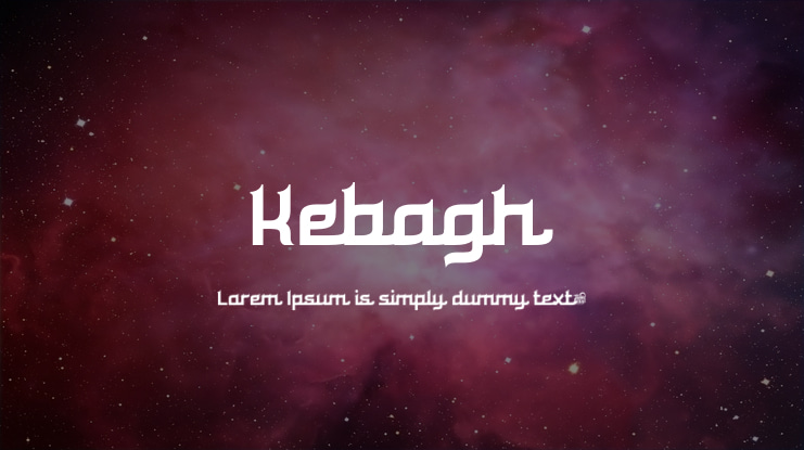 Kebagh Font