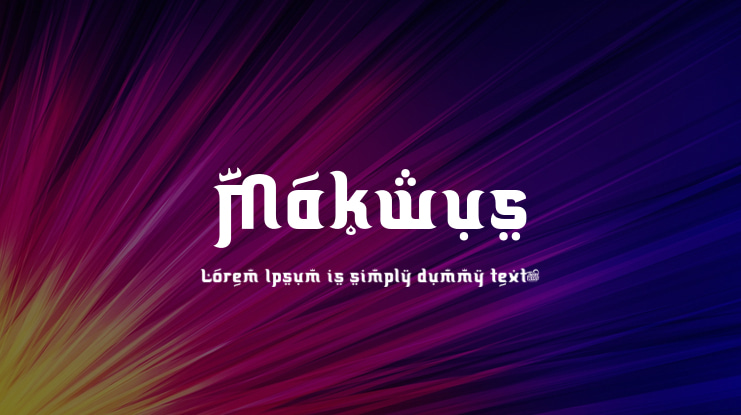 Makwus Font Family