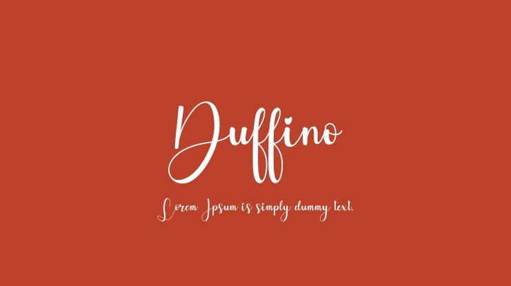 Duffino Font