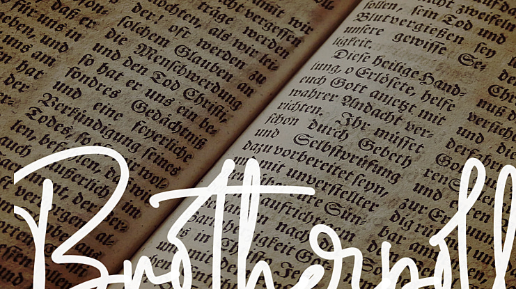 Brotherpoll Font