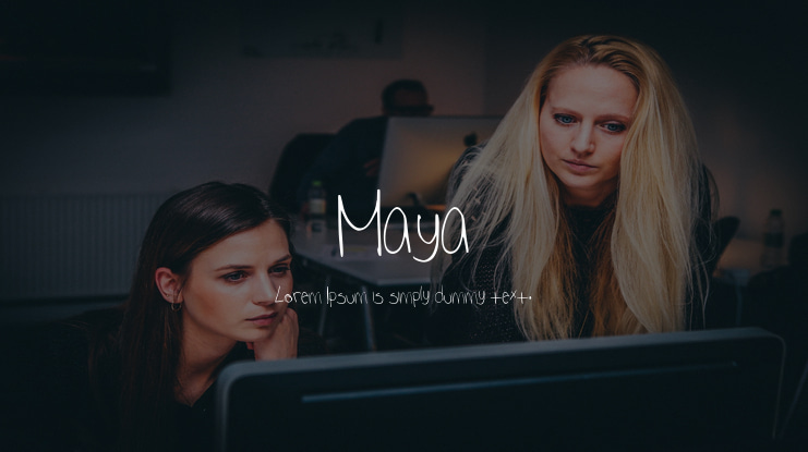 Maya Font