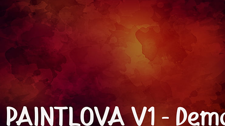 PAINTLOVA V1 - Demo Font Family