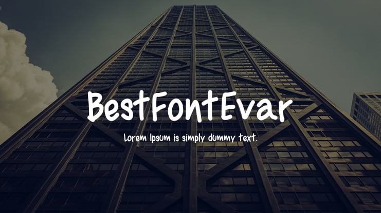 BestFontEvar Font