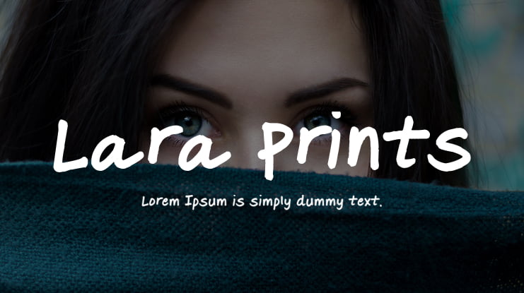 Lara Prints Font