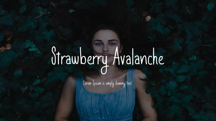 Strawberry Avalanche Font