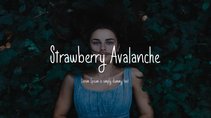 Strawberry Avalanche Font