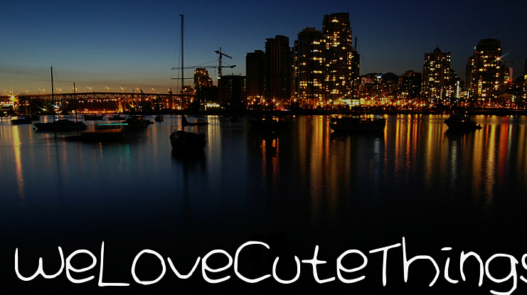 WeLoveCuteThings Font