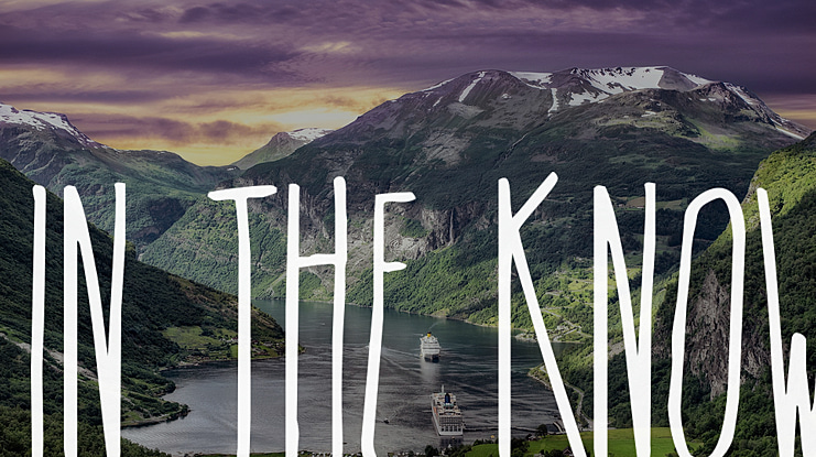 In The Know Font