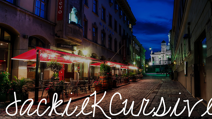 JackieKCursive Font