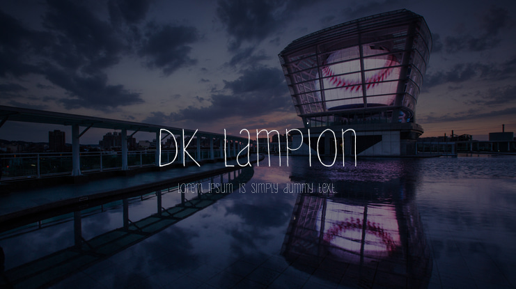 DK Lampion Font