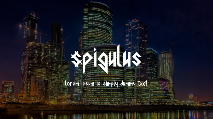 Spigulus Font