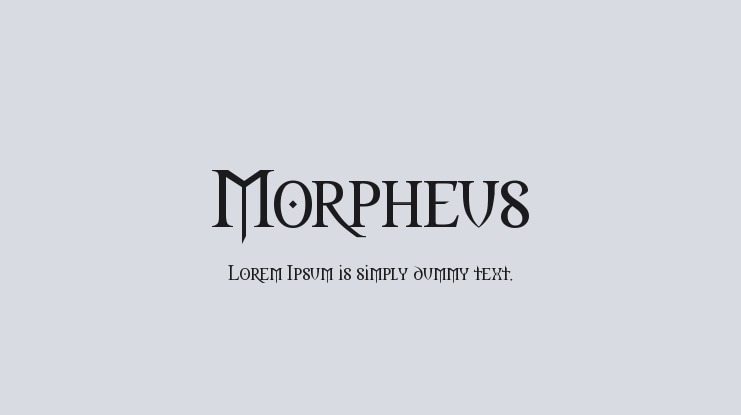 Morpheus Font