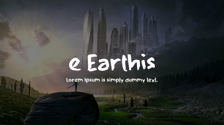 e Earthis Font