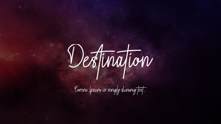 Destination Font