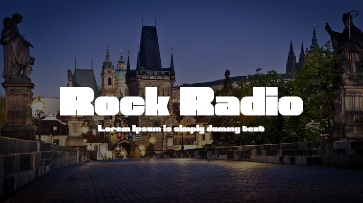 Rock Radio Font Family