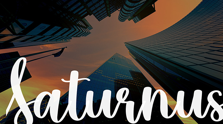 Saturnus Font