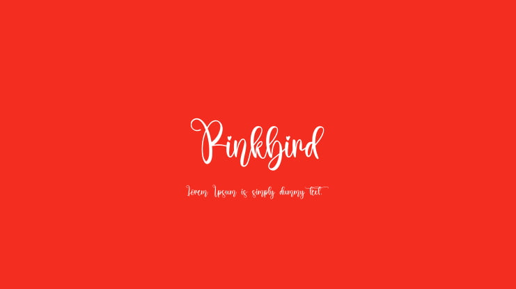 Pinkbird Font