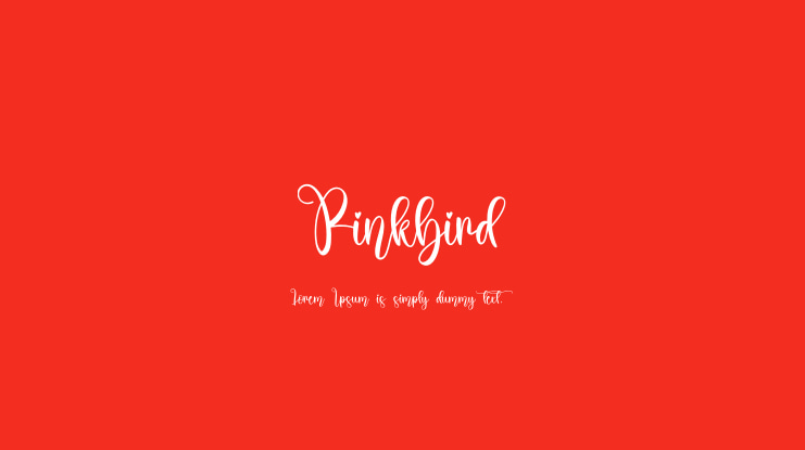 Pinkbird Font