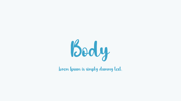 Body Font
