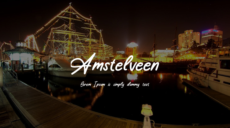 Amstelveen Font
