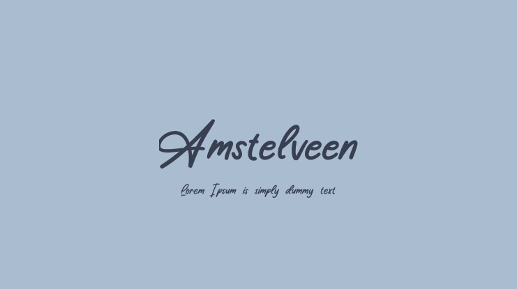 Amstelveen Font