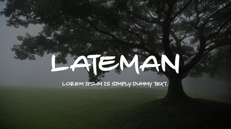 Lateman Font