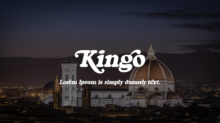 Kingo Font