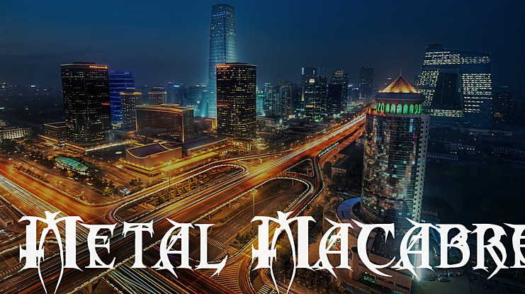 Metal  Macabre Font