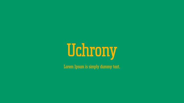 Uchrony Font Family