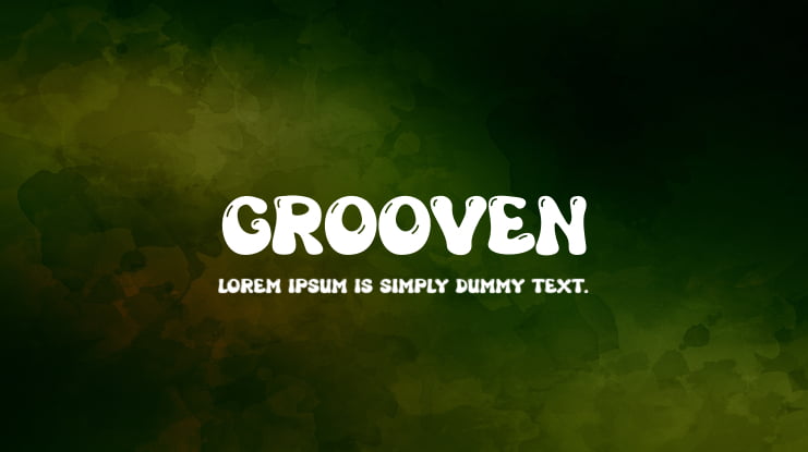 Grooven Font