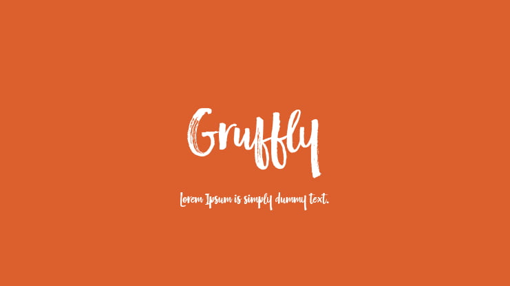 Gruffly Font
