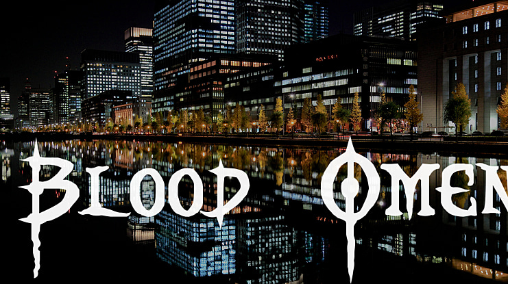 Blood Omen Font