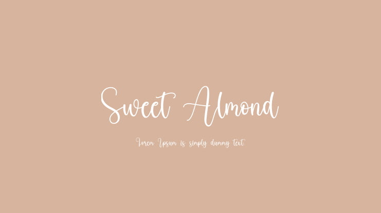 Sweet Almond Font