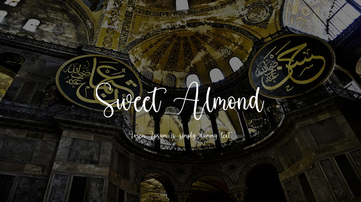 Sweet Almond Font