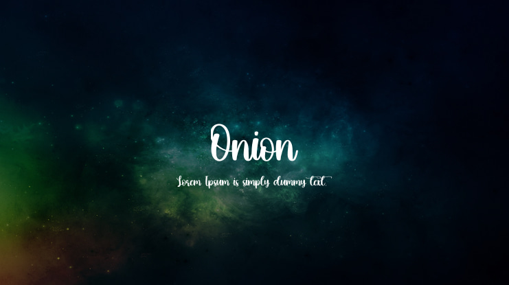 Onion Font
