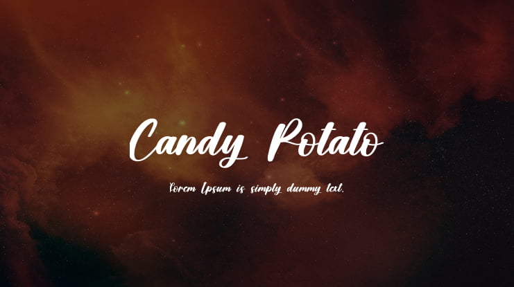 Candy Potato Font