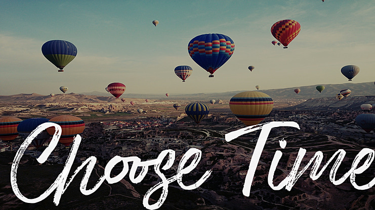 Choose Time Font Family