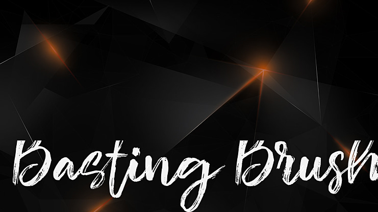 Basting Brush Font Family