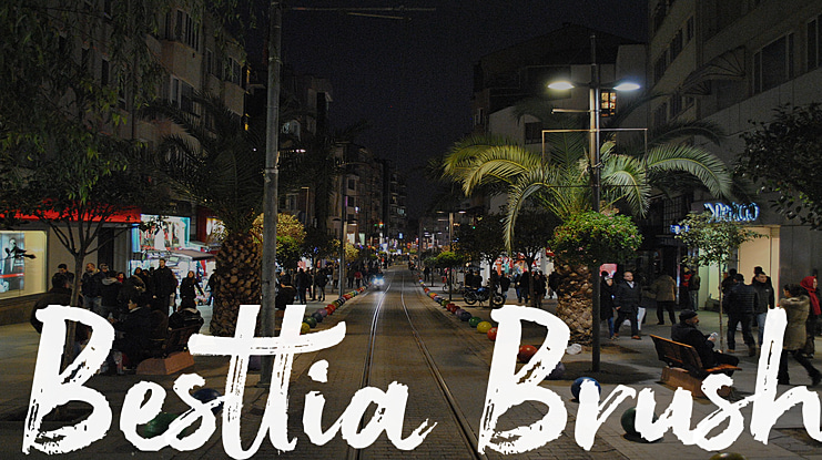 Besttia Brush Font