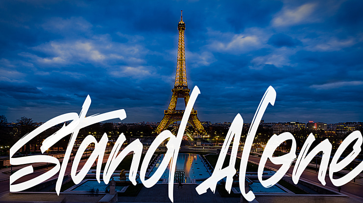 Stand Alone Font