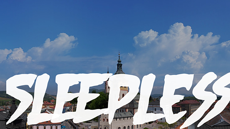 Sleepless Font